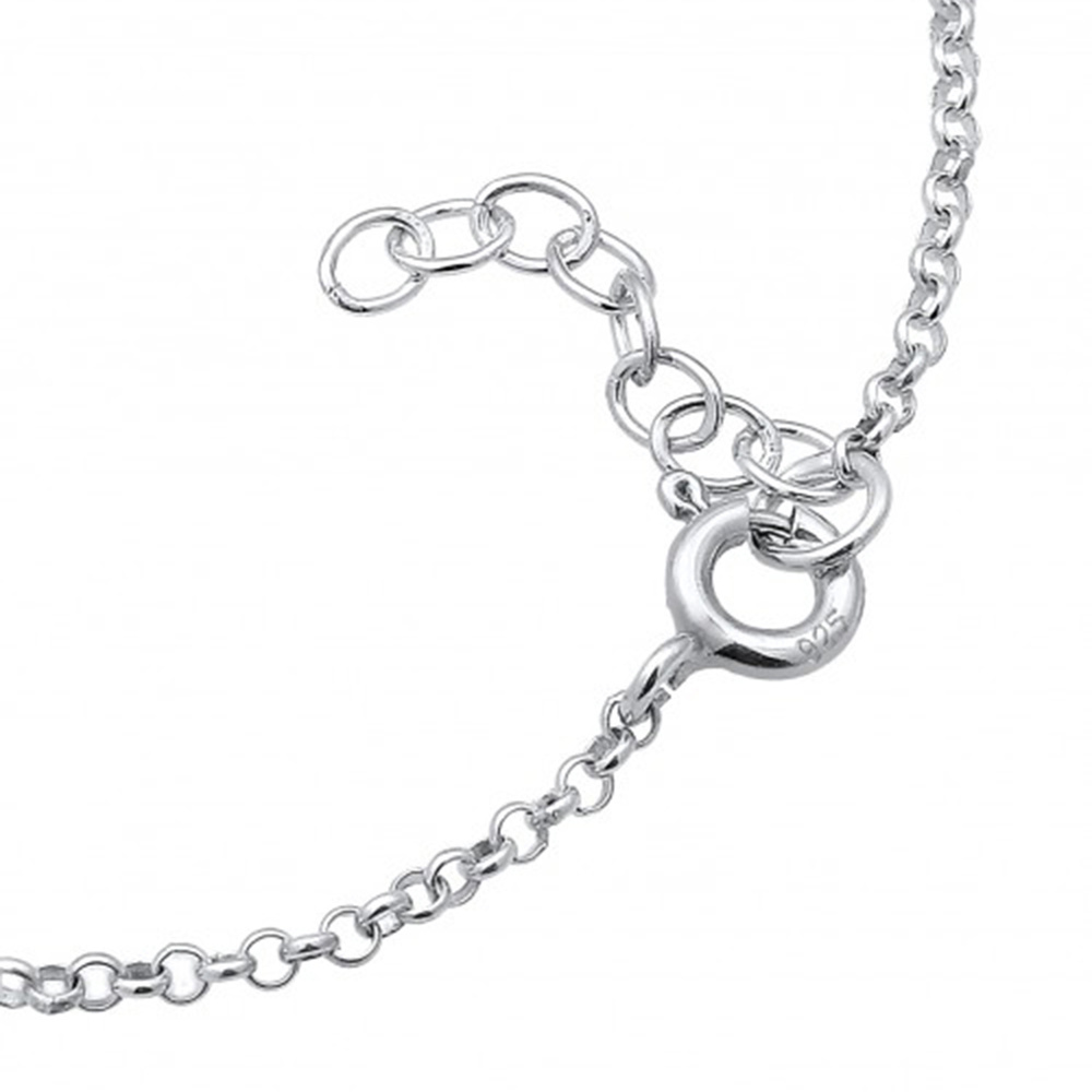 Elli Elli Bracelet Kinder Herzen Heart Zirkonia Erbskette 925 Silber Bracelet