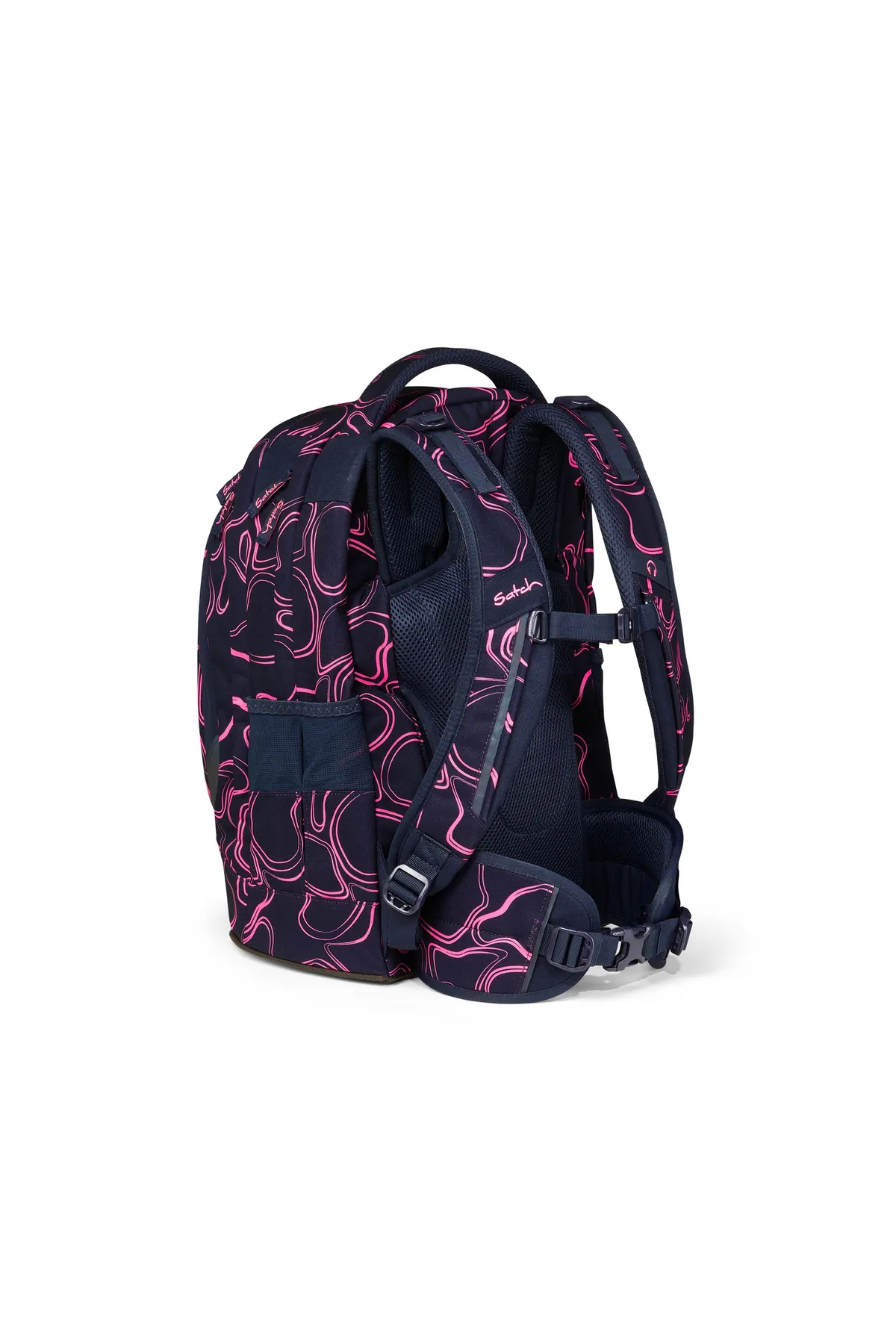 satch  Schulrucksack - Rosa - Unifarben
