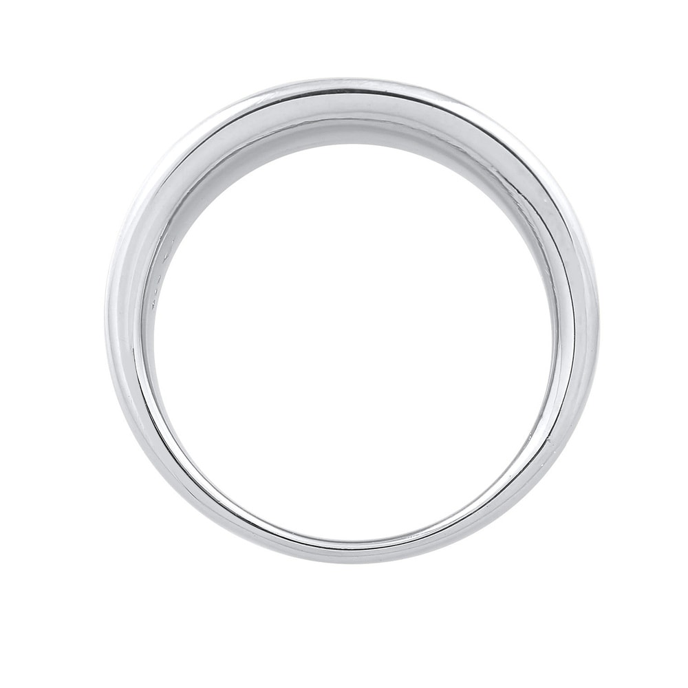 Elli Elli Bague Femmes Basique Élégant Ovale en Argent Sterling 925 Bague
