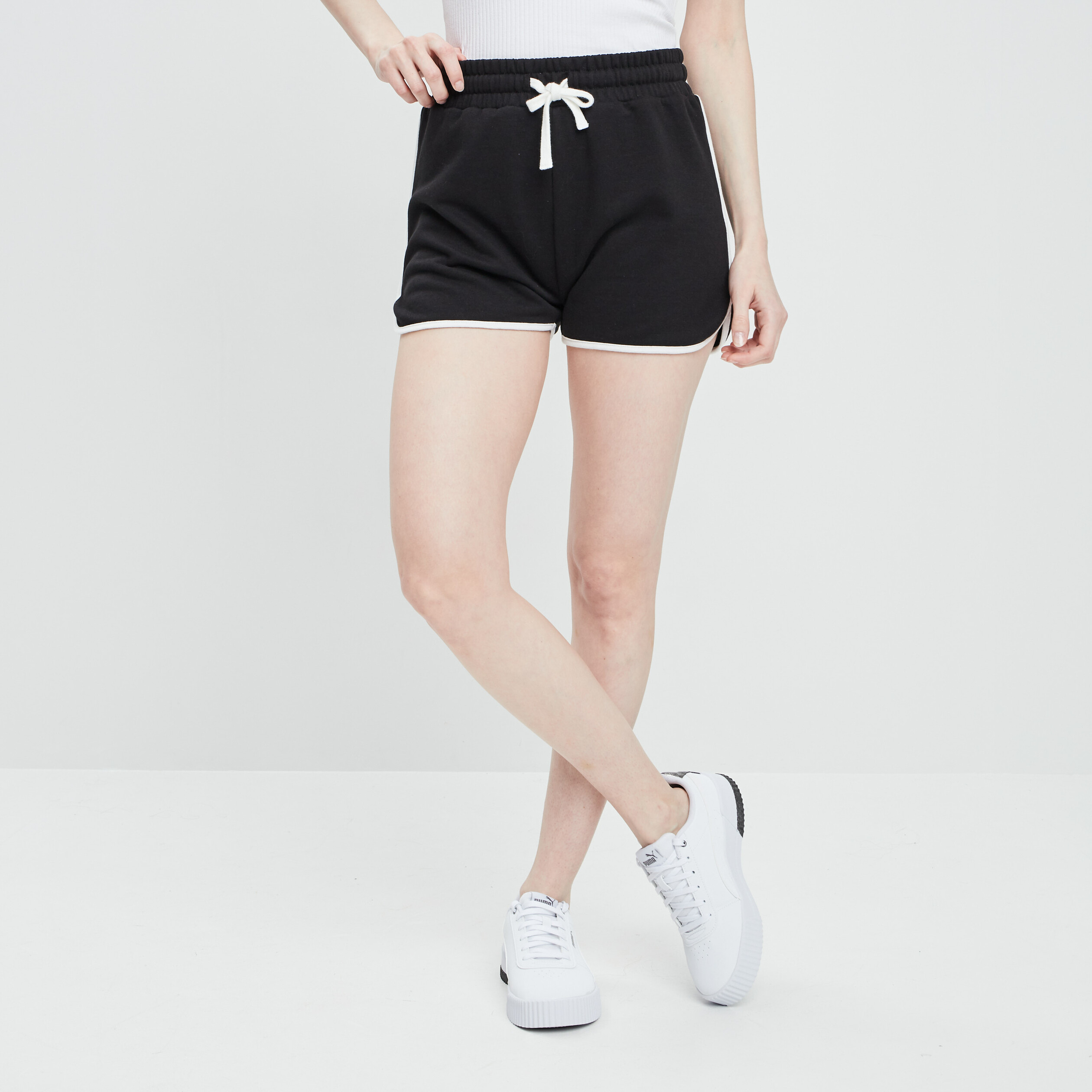 Short ajustable noir femme | La Halle