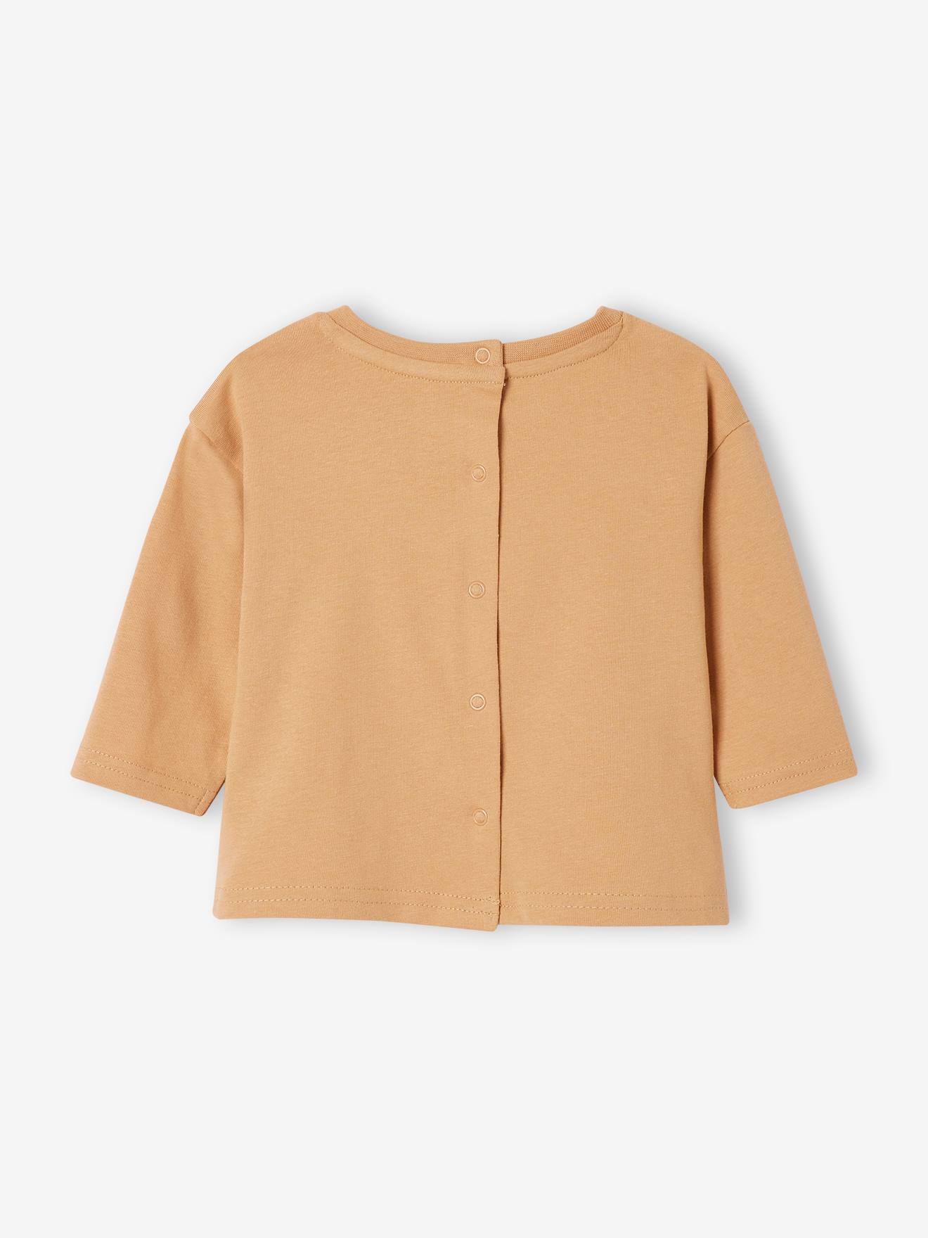 T-shirt bébé motif en relief beige