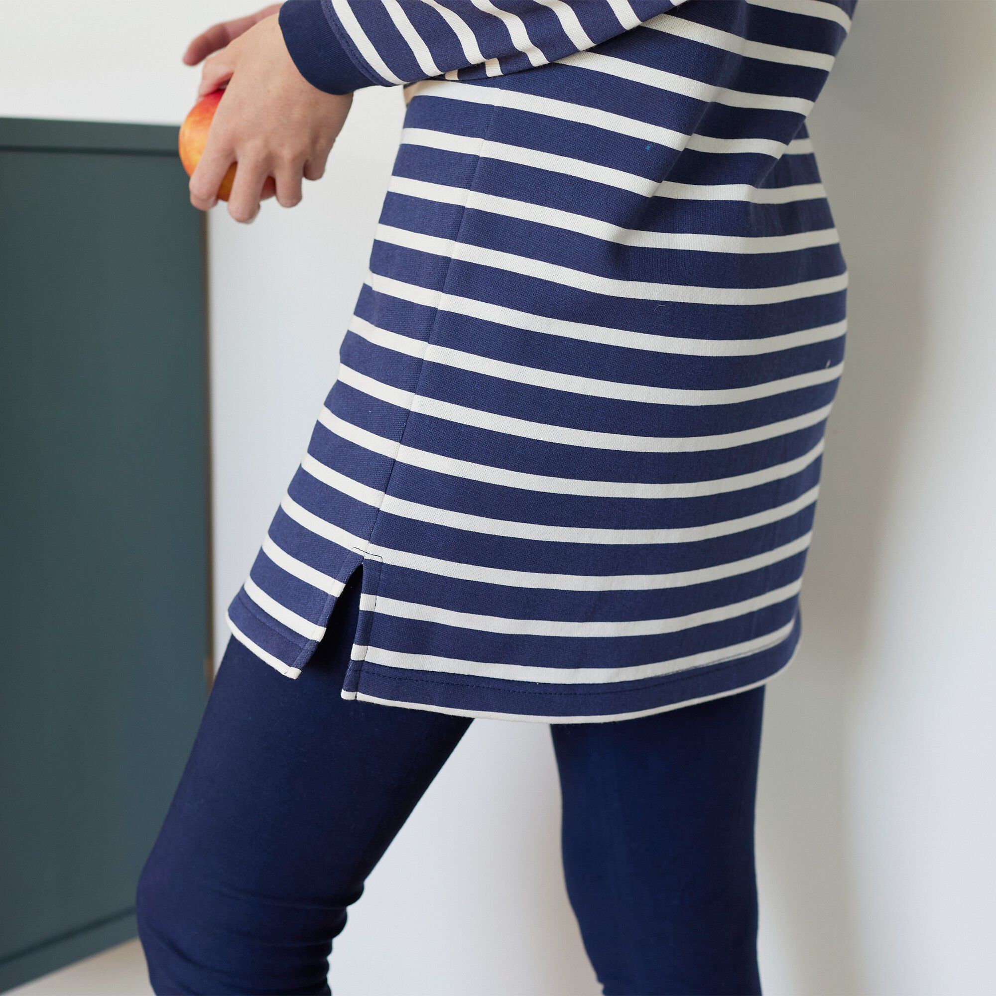 Pyjama molleton rayé avec legging