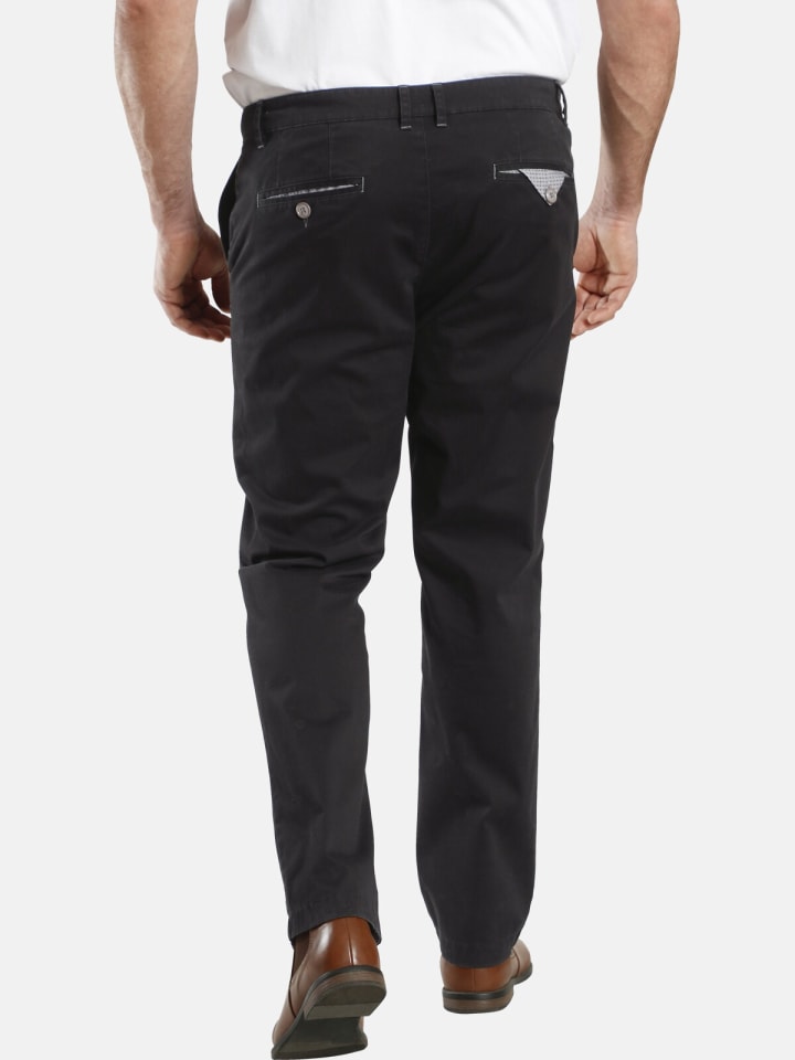 Charles Colby Tiefbundhose BARON HIAS in schwarz günstig kaufen