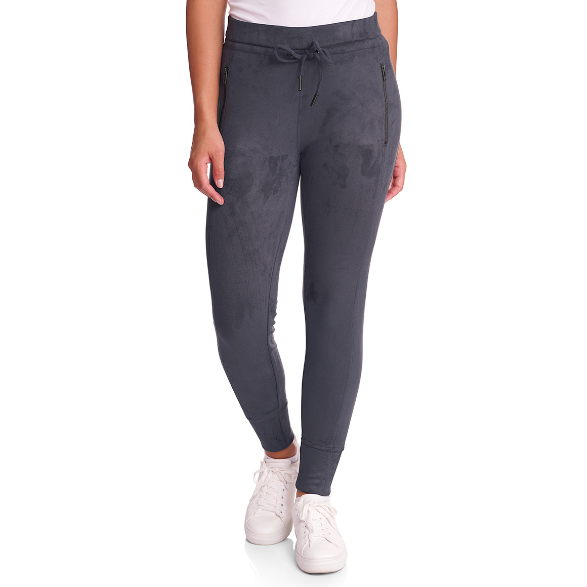 Damen Jogpants in Veloursoptik