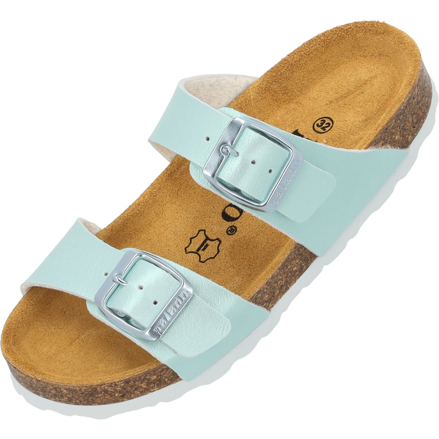 Palado Kids Samos G Basic, Pantoletten, Kinder, Türkis Metallic