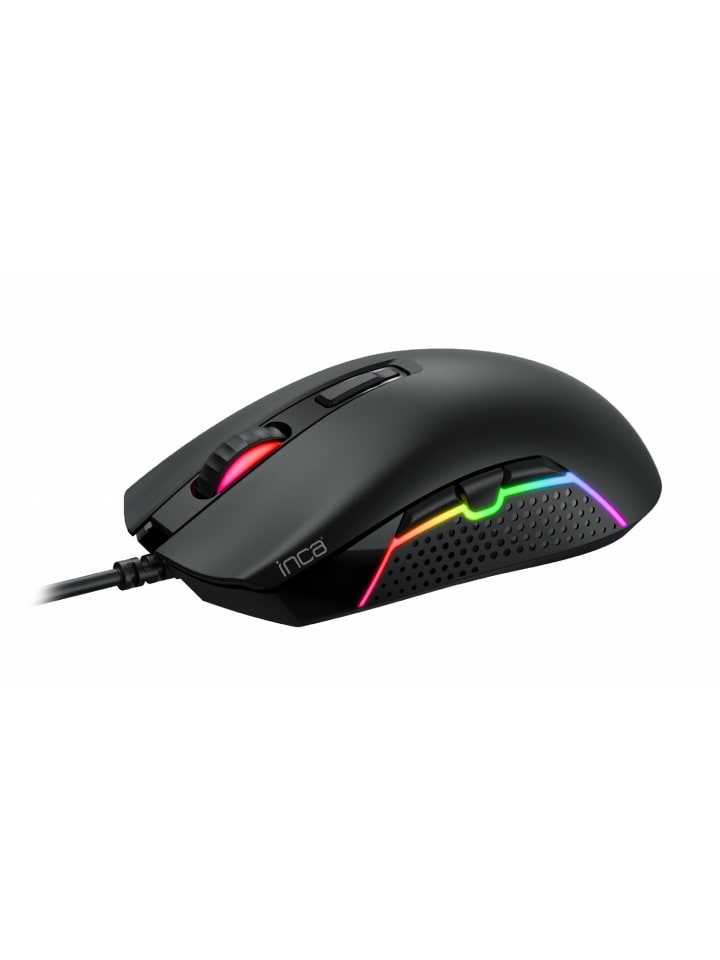 Inca Inca IMG-GT14 Optisch Gaming Maus Mouse 3600 DPI RGB-Logo in Schwarz günstig kaufen onesize