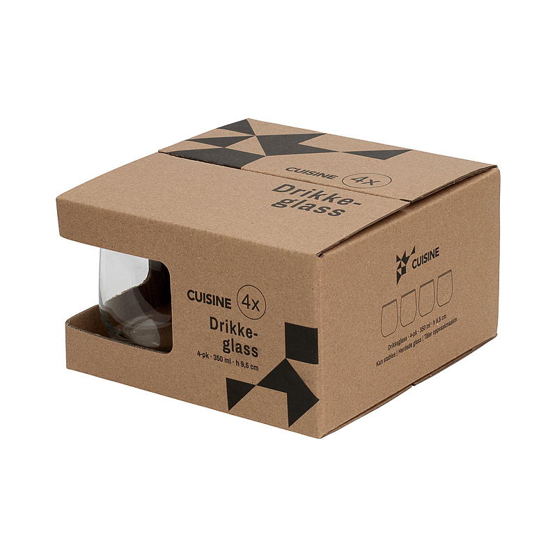 Cuisine Drikkeglass 4-pk 35 cl Tumbler Cuisine