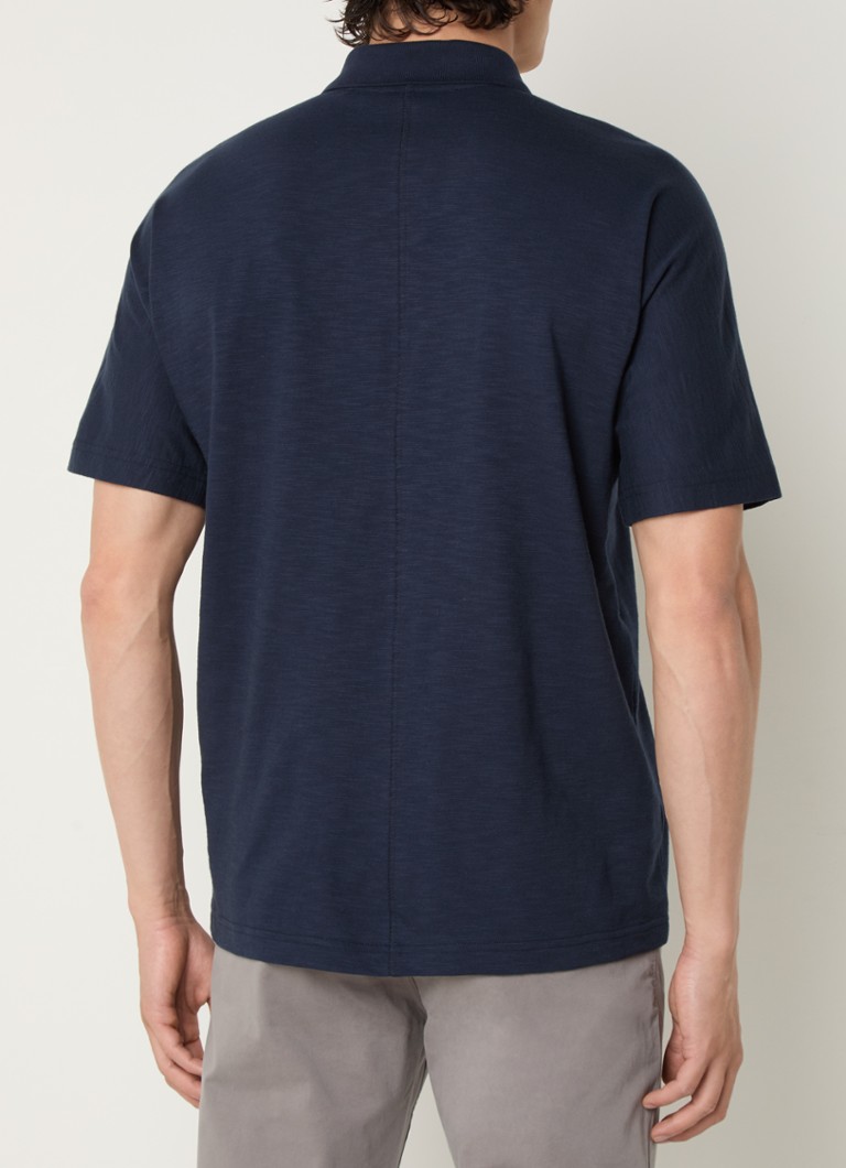 Polo HUGO BOSS de corte regular em malha com logotipo.