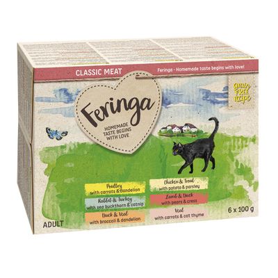 Sparpaket Feringa Classic Meat Menü Schale 48 x 100 g