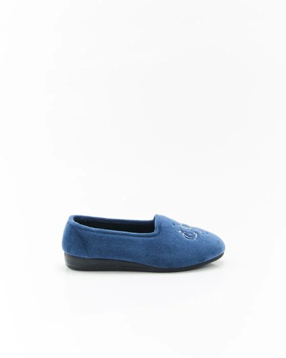Ballerines d'intérieur brodées Thermolactyl