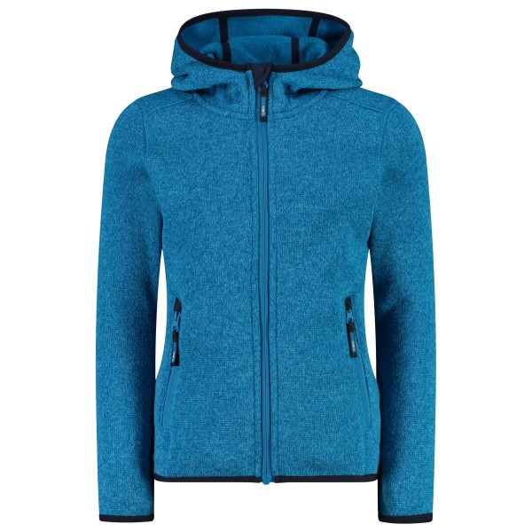 CMP - Girl's Jacket Fix Hood Jacquard Knitted 3H19825 - Fleecejacke