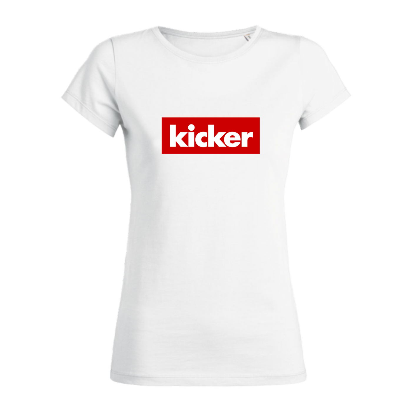 kicker Classic Box T-Shirt Damen Weiss FC001