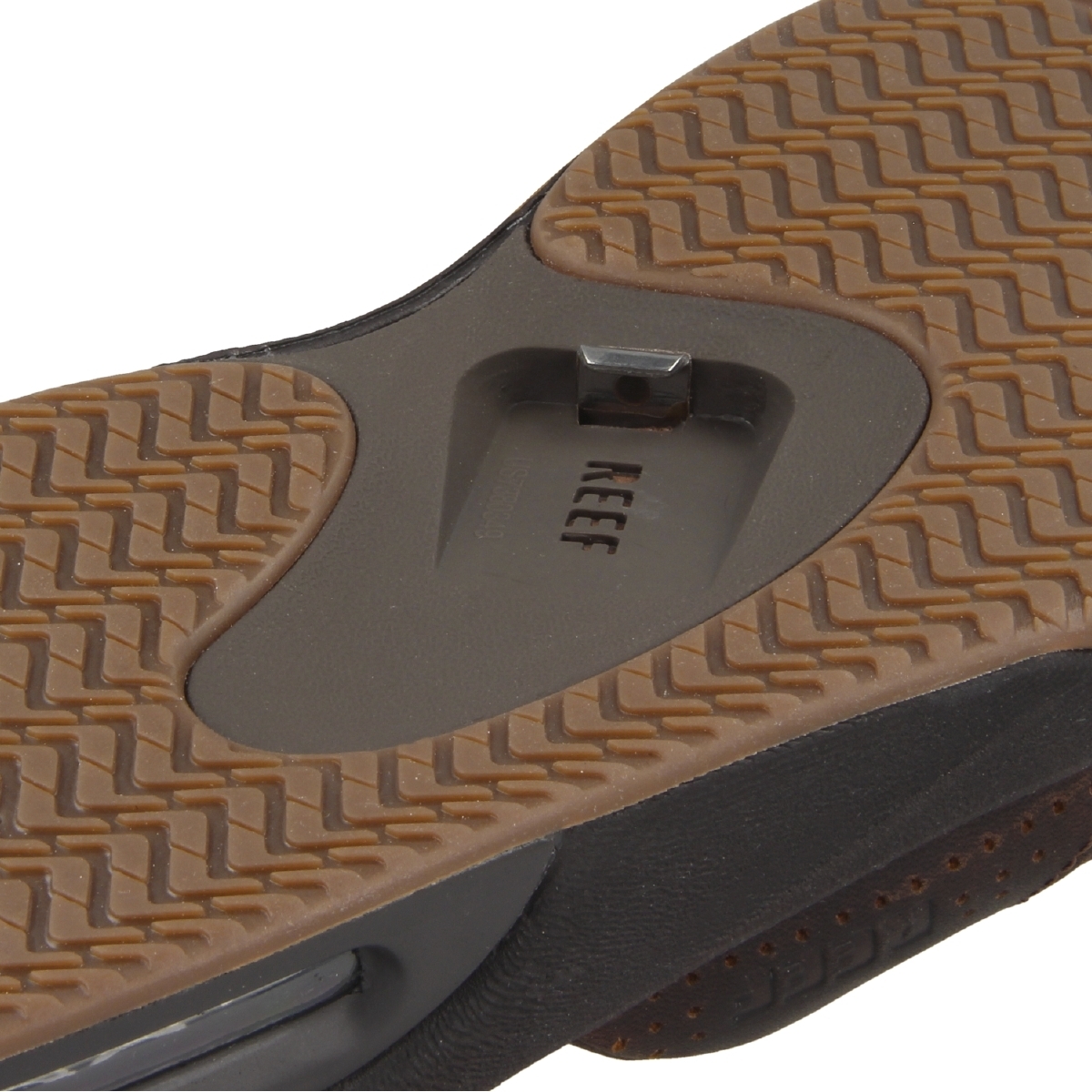 Reef Leather Fanning Zehensandale braun