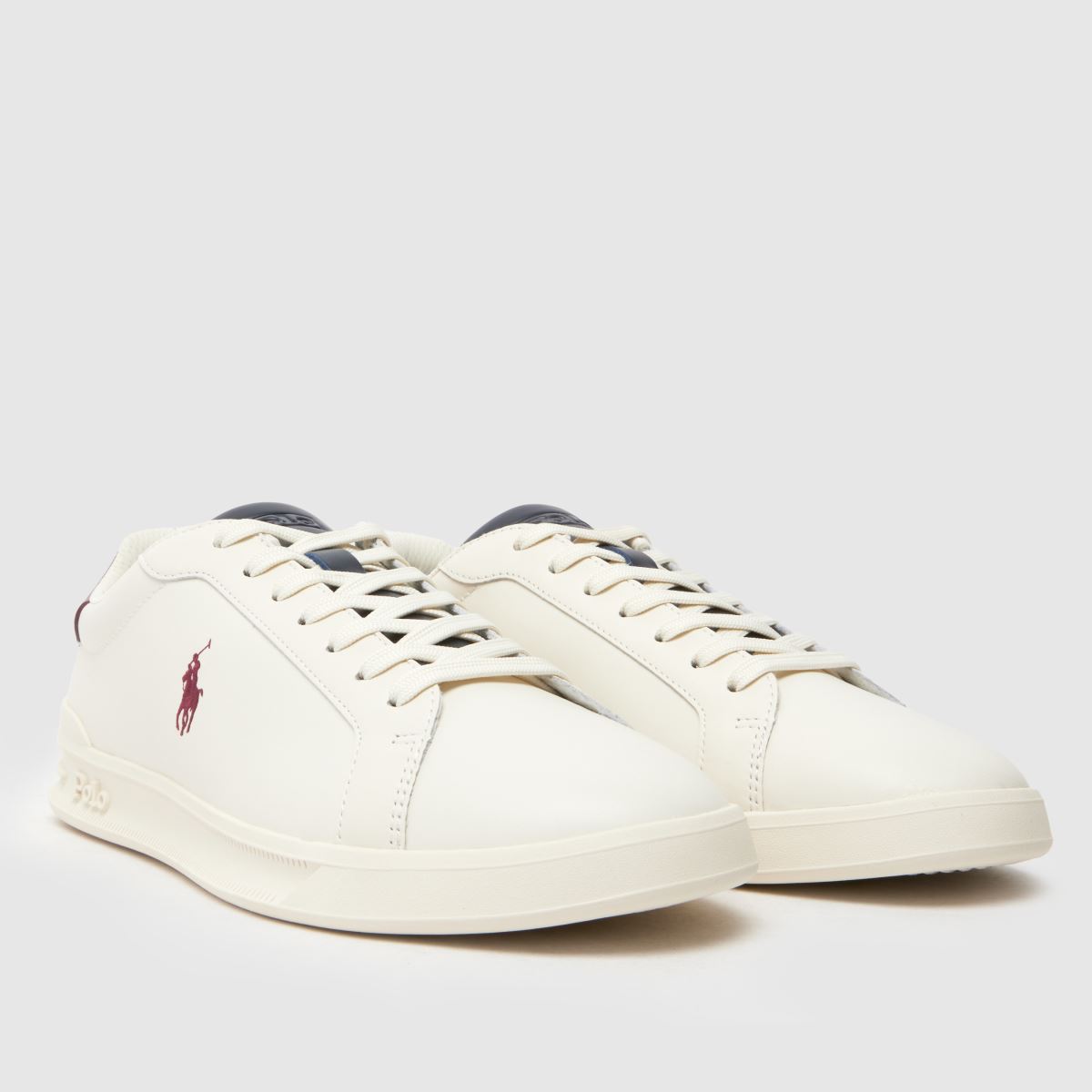 Polo Ralph Lauren – Vita, flerfärgade sneakers