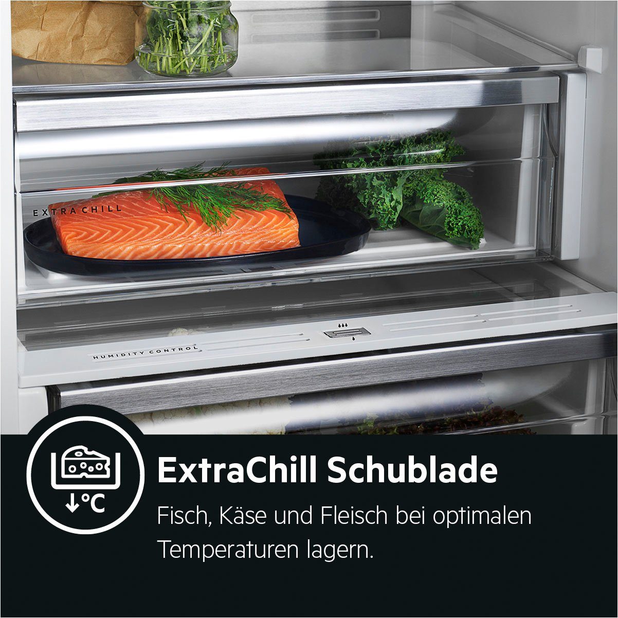AEG Kühl-/Gefrierkombination RCB736D5MX, 201 cm hoch, 59,5 cm breit