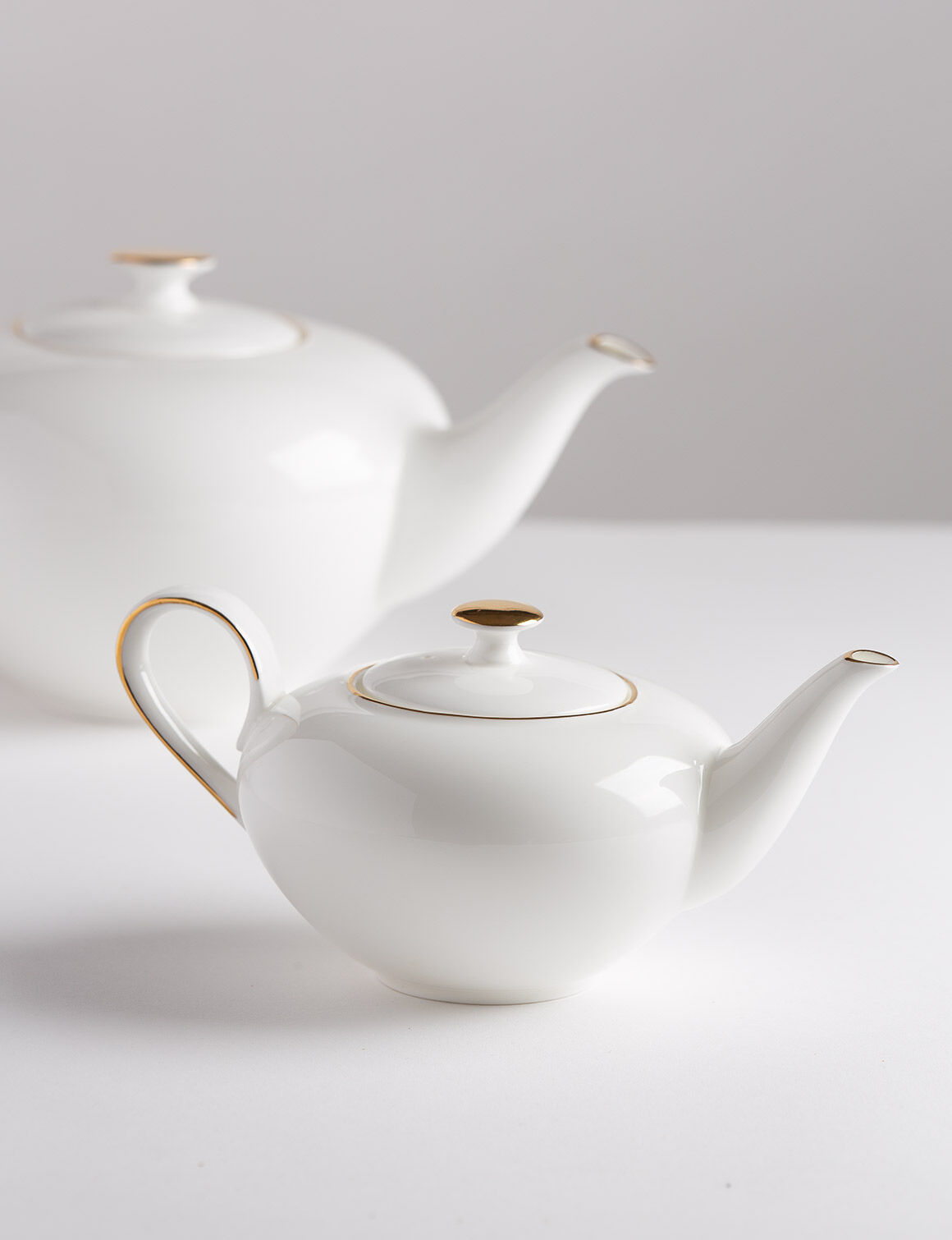 Théière porcelaine  Concorde  0,4L  Liseré or