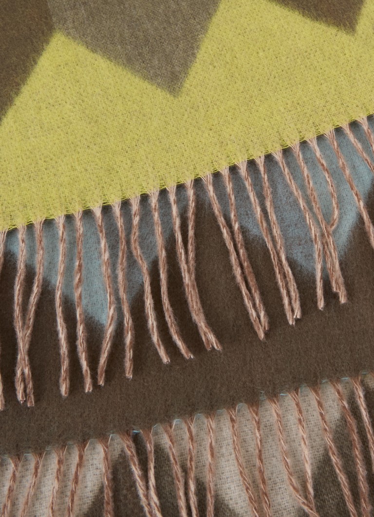 Fraas Cashmink scarf with print 200 x 34 cm