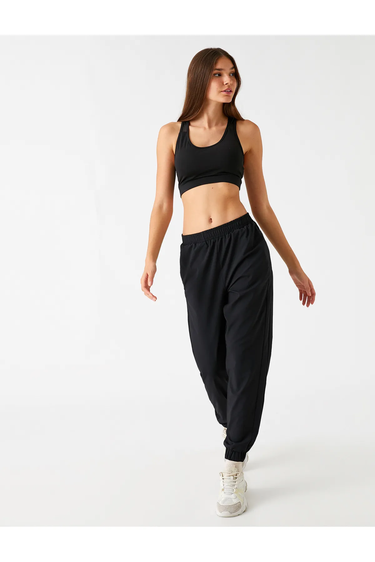 Koton  Gewebte Jogger-Jogginghose mit elastischem Bund