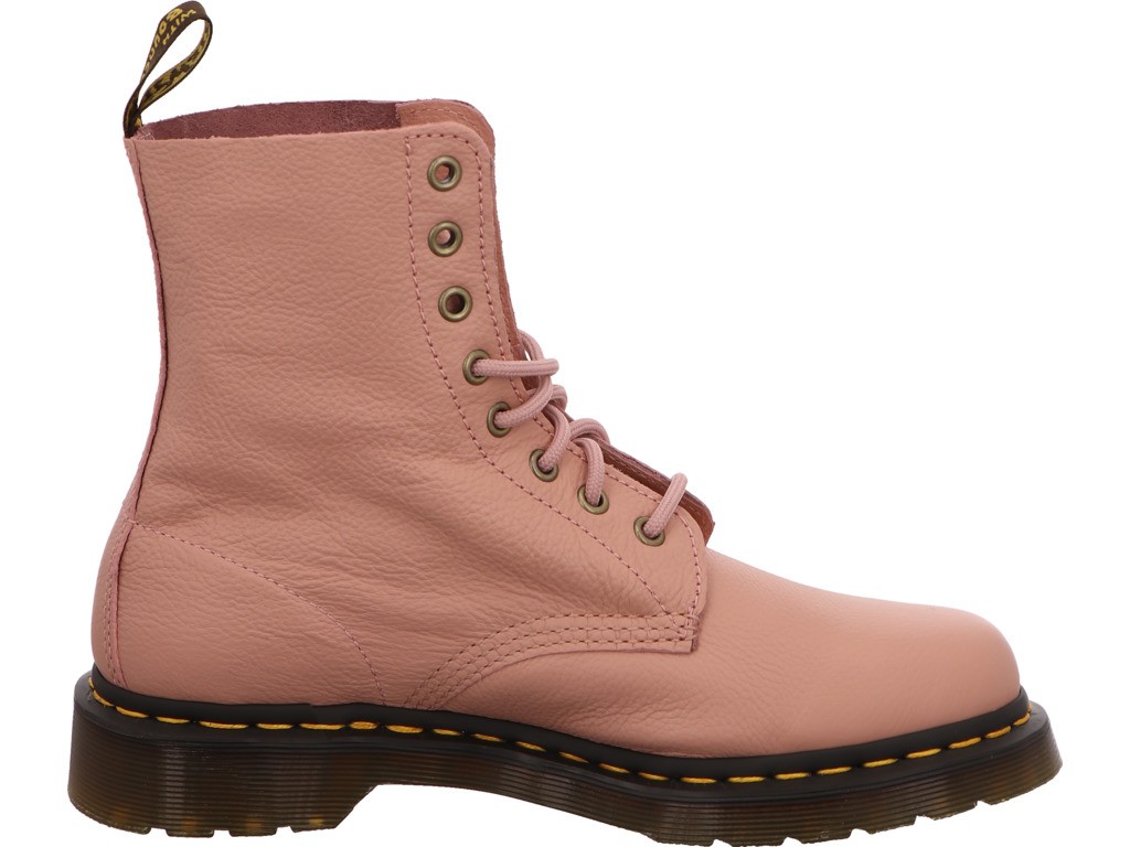 DR. MARTENS Stiefeletten rose Schnürstiefel Boots Damen Orange 1460 Pa