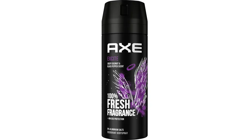 AXE Bodyspray Excite ohne Aluminiumsalze 150 ml Dose 150 ml