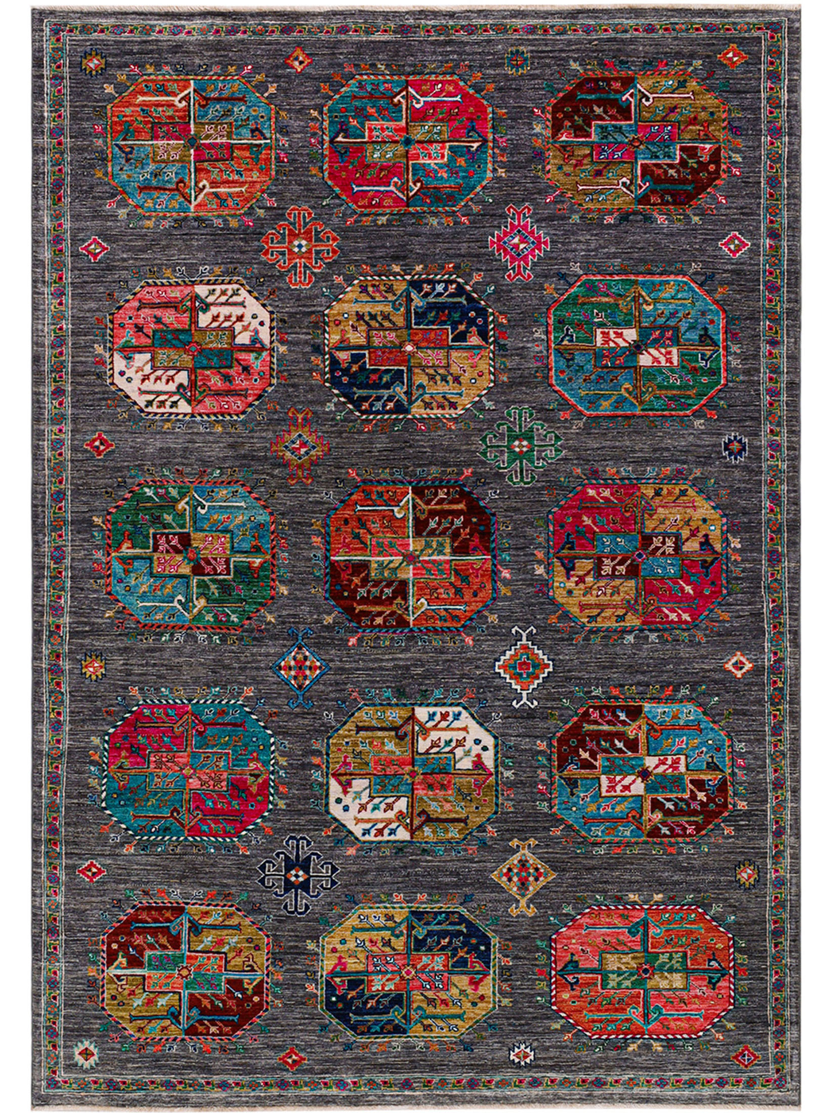 Buchara Ghazni ca. 150 x 239 cm, Unikat / Einzelstück