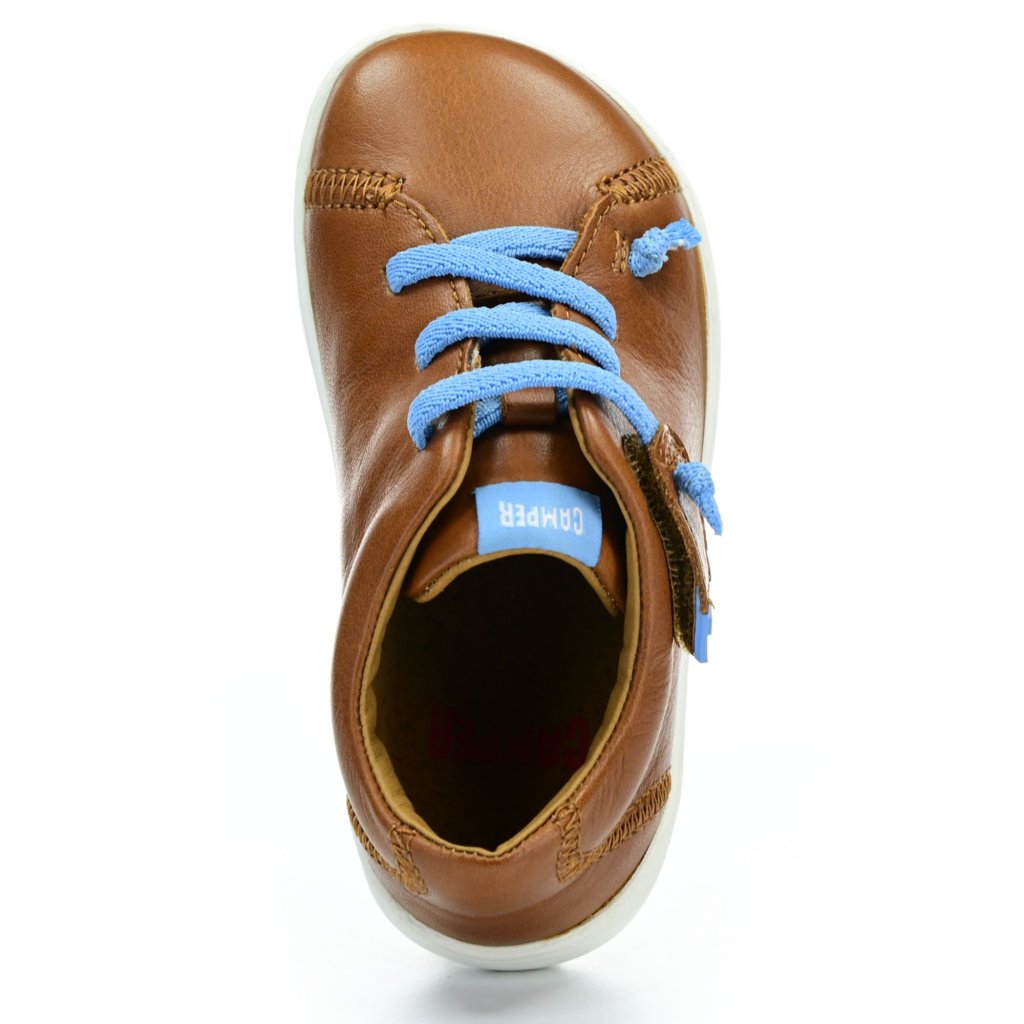 Camper Peu Cami Sarda Igar Brown (80212-106, First Walkers) Barfußschuhe