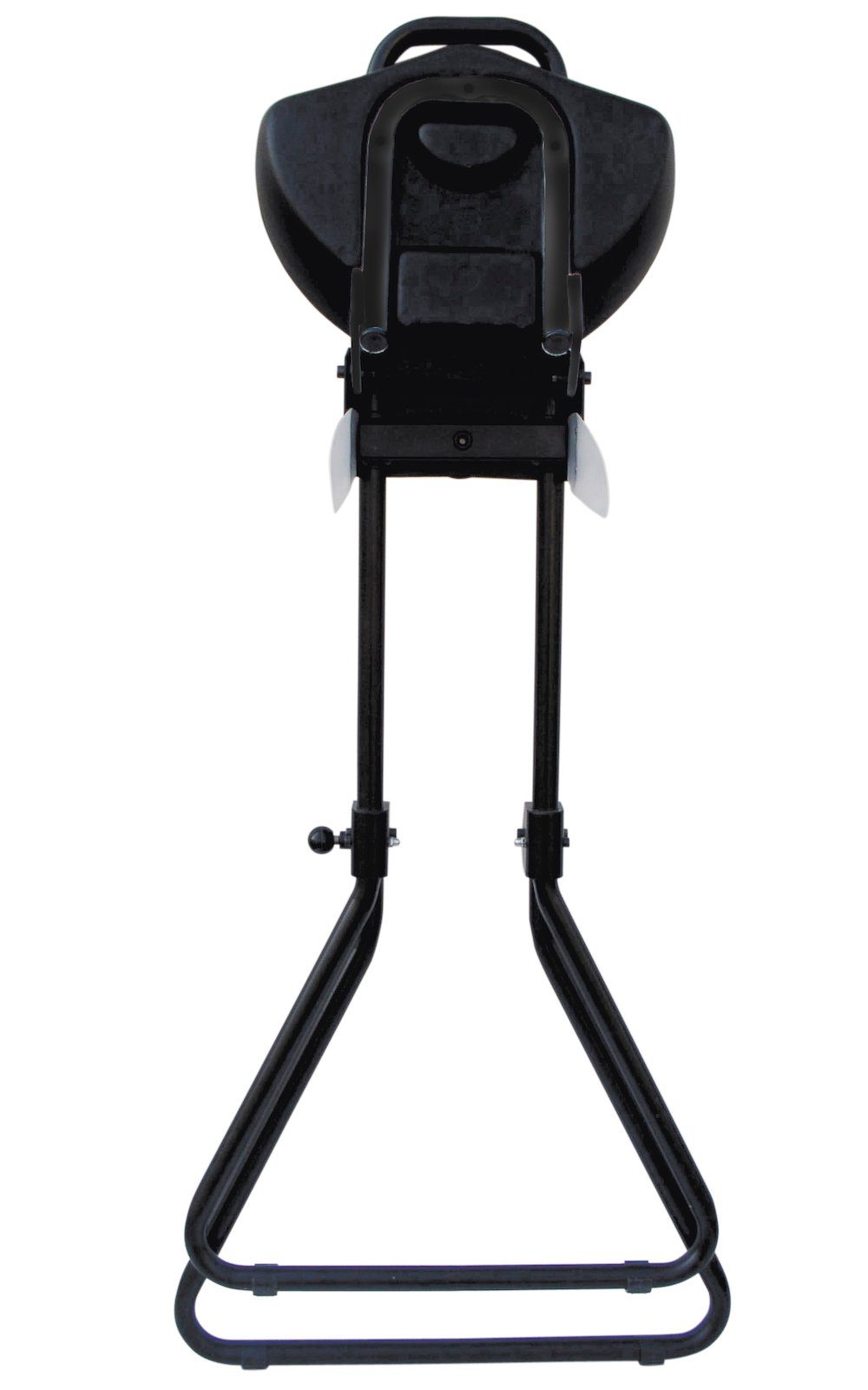 PROREGAL® Stehhilfe Klappbare Stehhilfe Plus, Polyurethane-Sitz, Schwarz