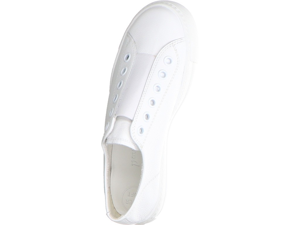 PAUL GREEN Sportliche Slipper weiss