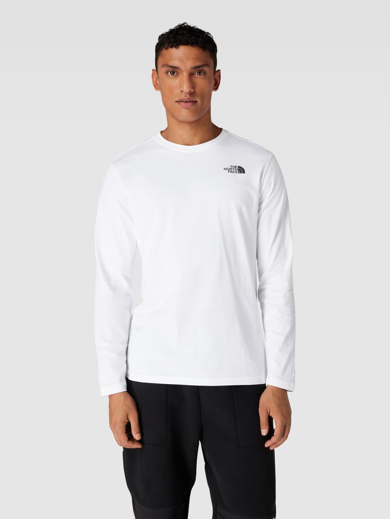 Longsleeve mit Label-Print Modell 'RED BOX' in weiß