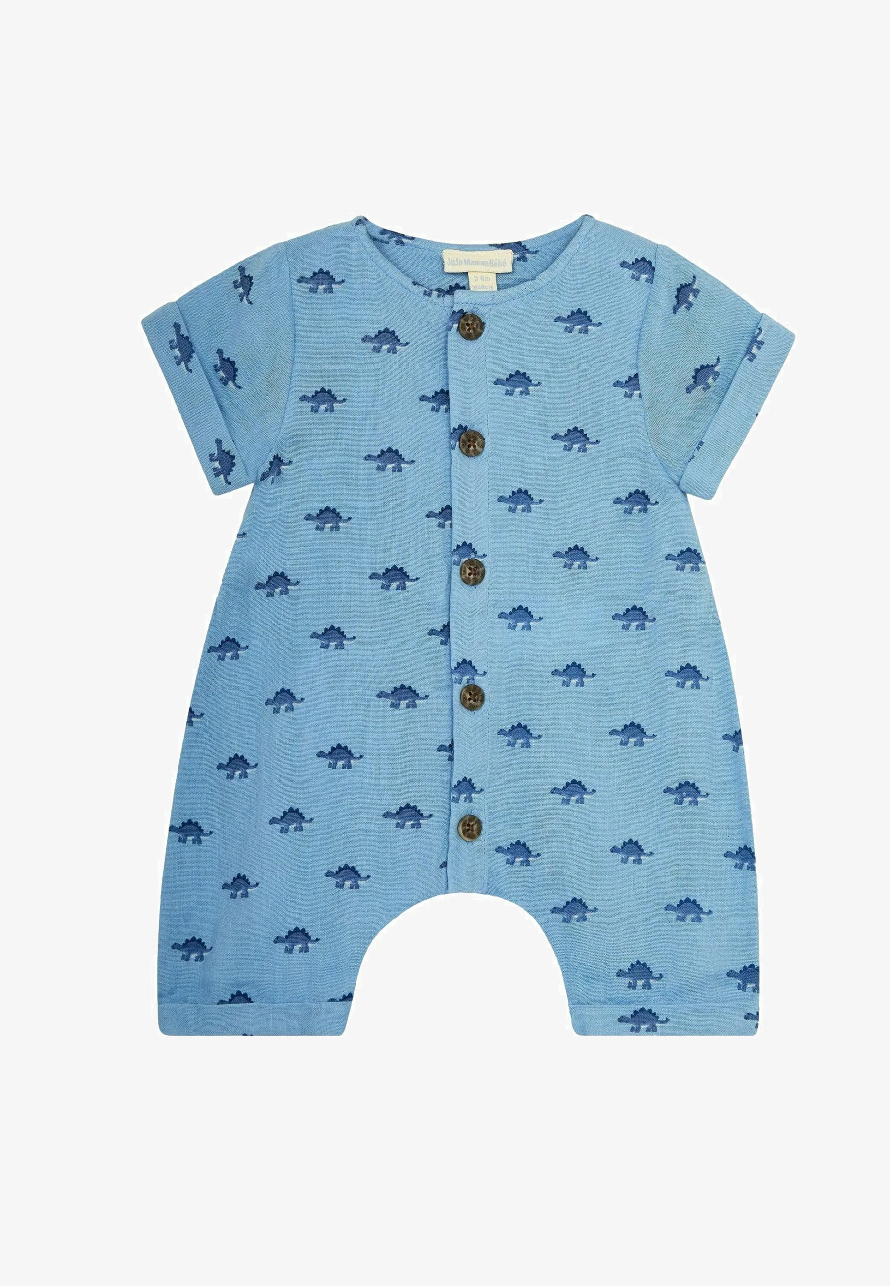 JoJo Maman Bébé DINOSAUR CHEESE BUTTON FRONTREGULAR FIT - Mono
