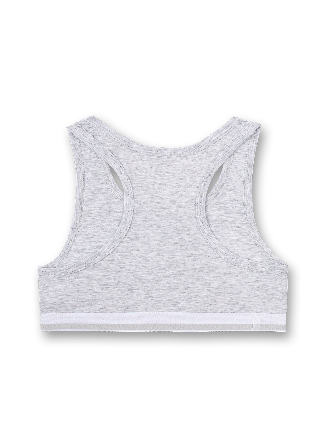 Mädchen-Bustier Graumelange