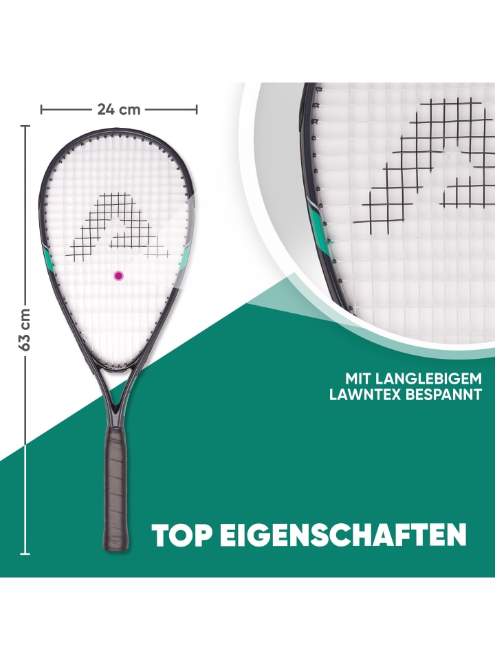 Apollo Badminton Schläger Set Kinder 