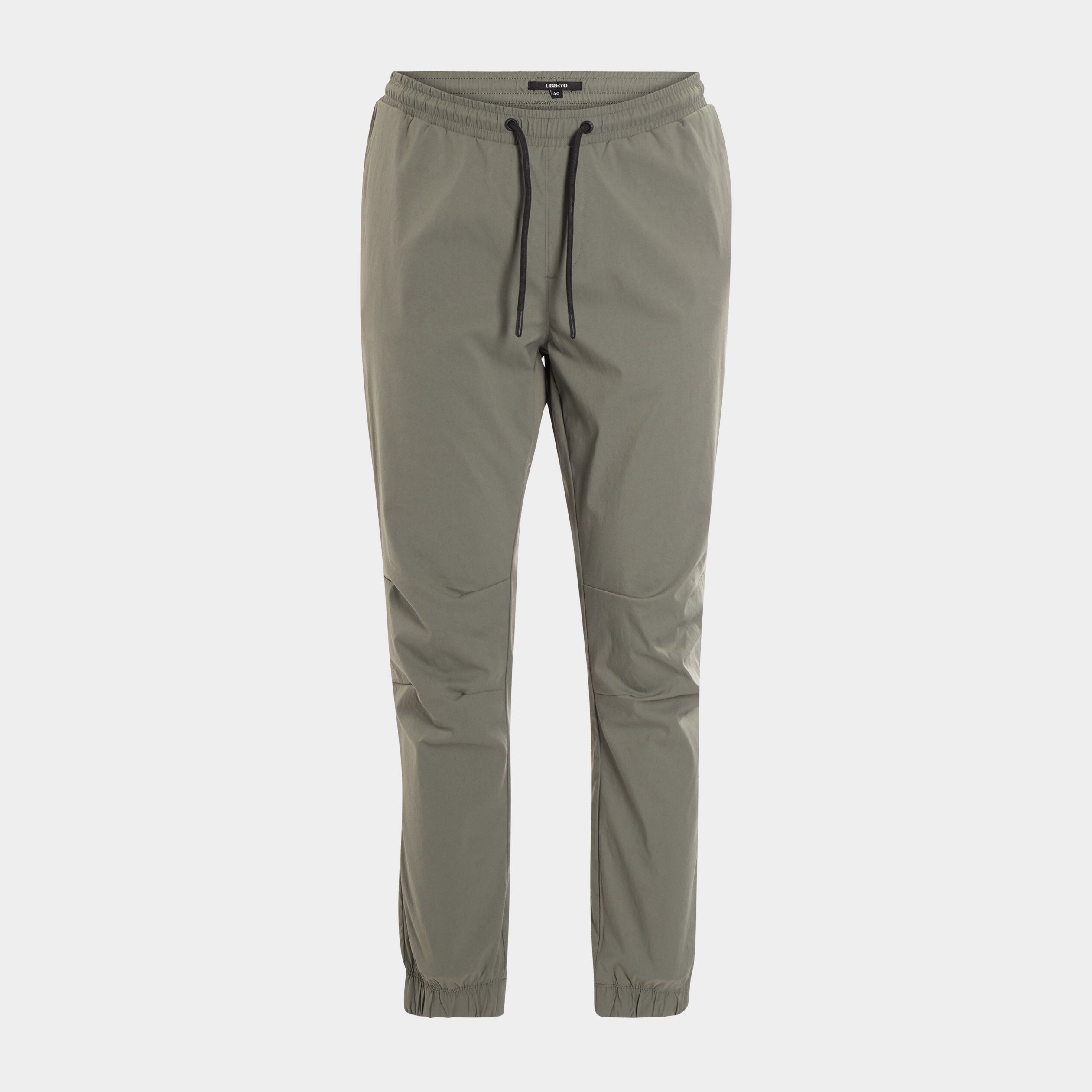 Pantalon de jogging taille à coulisse vert kaki homme | La Halle