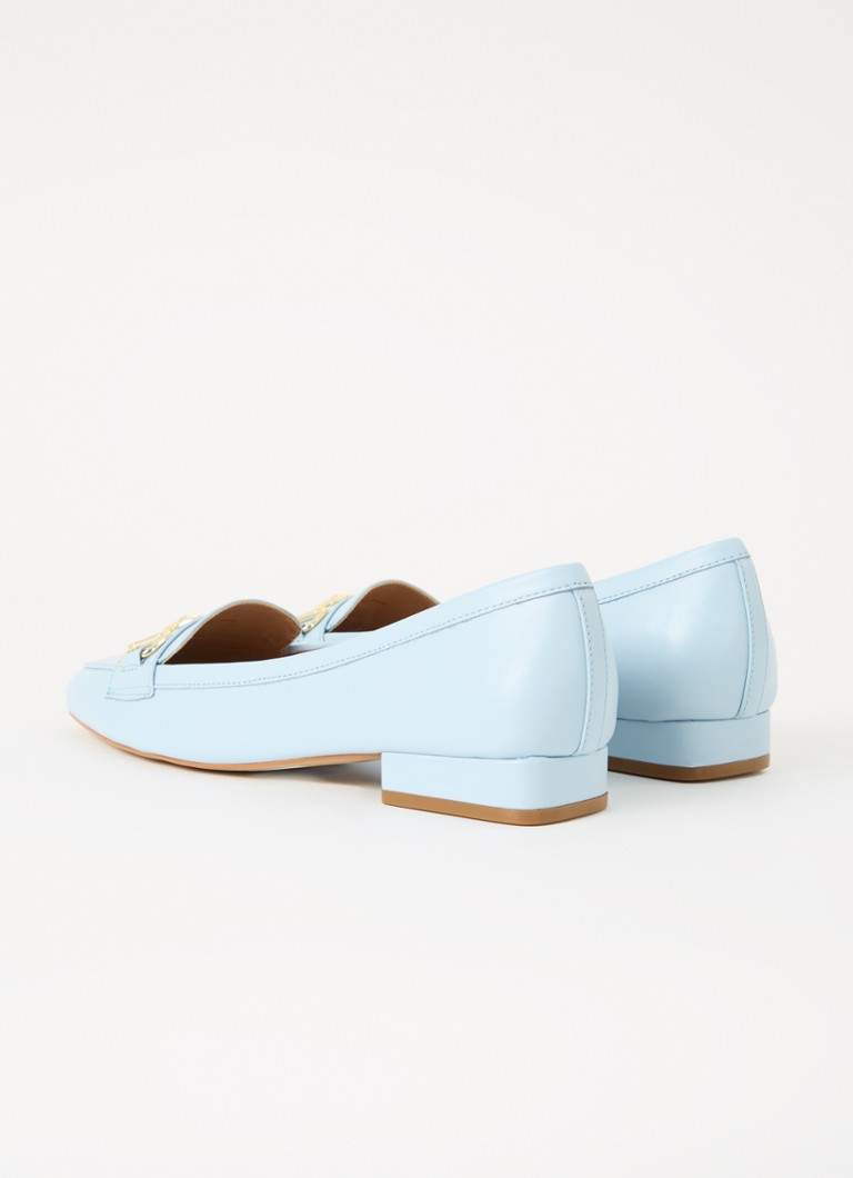 Mocassins de couro Dune London Grace com detalhe de ferradura