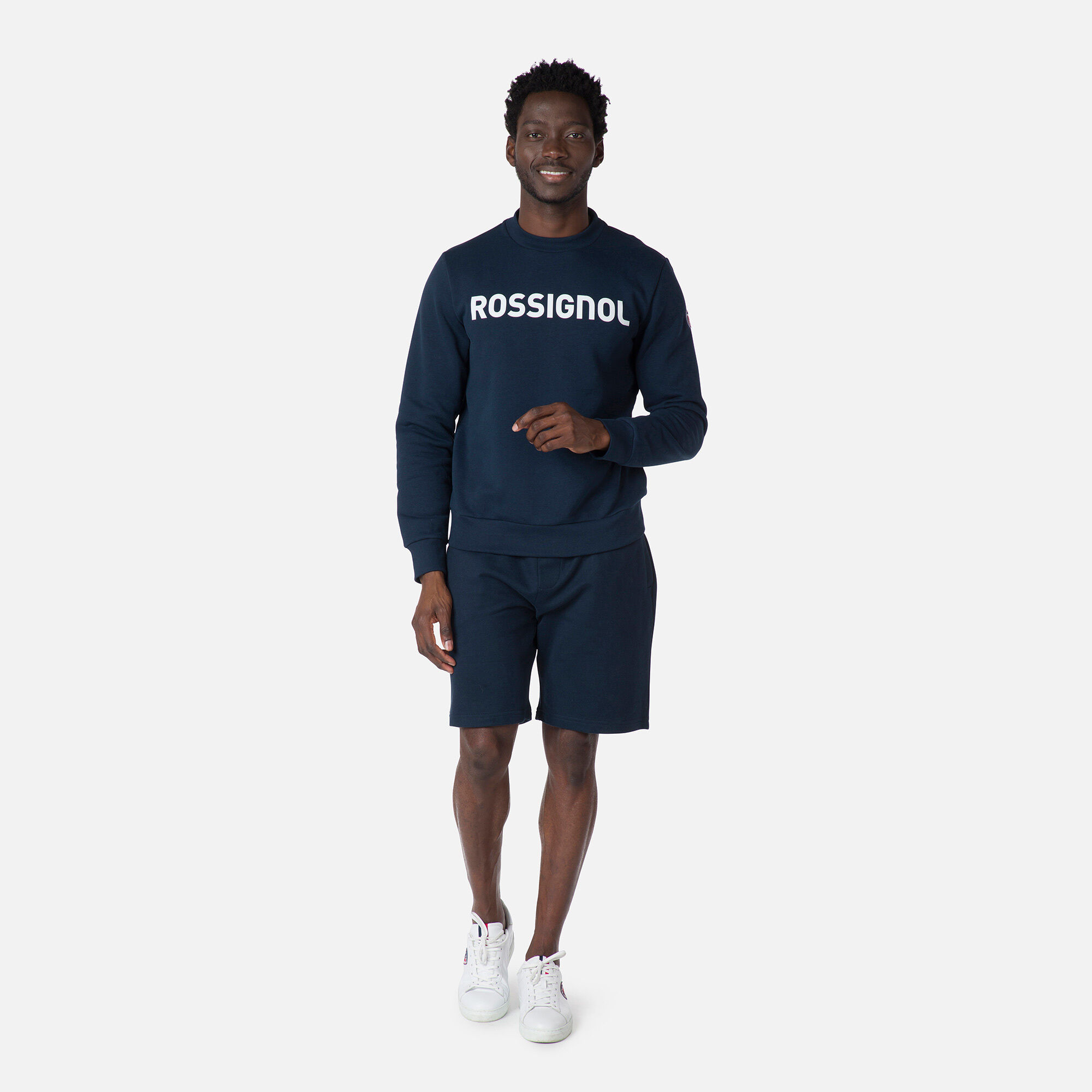 Short en coton logo pour homme