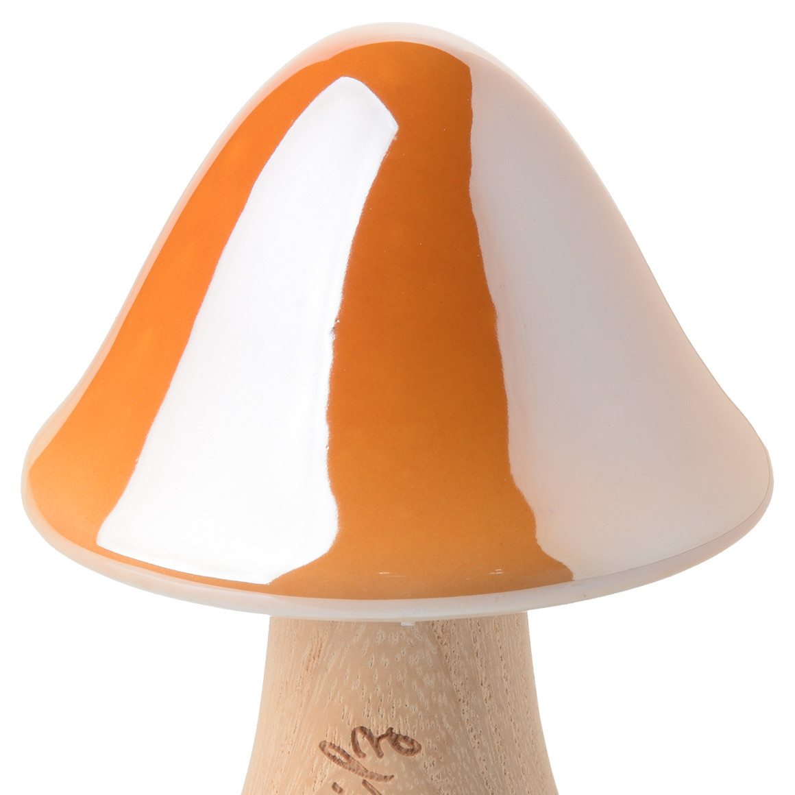 Deko-Pilz mit Keramikkopf