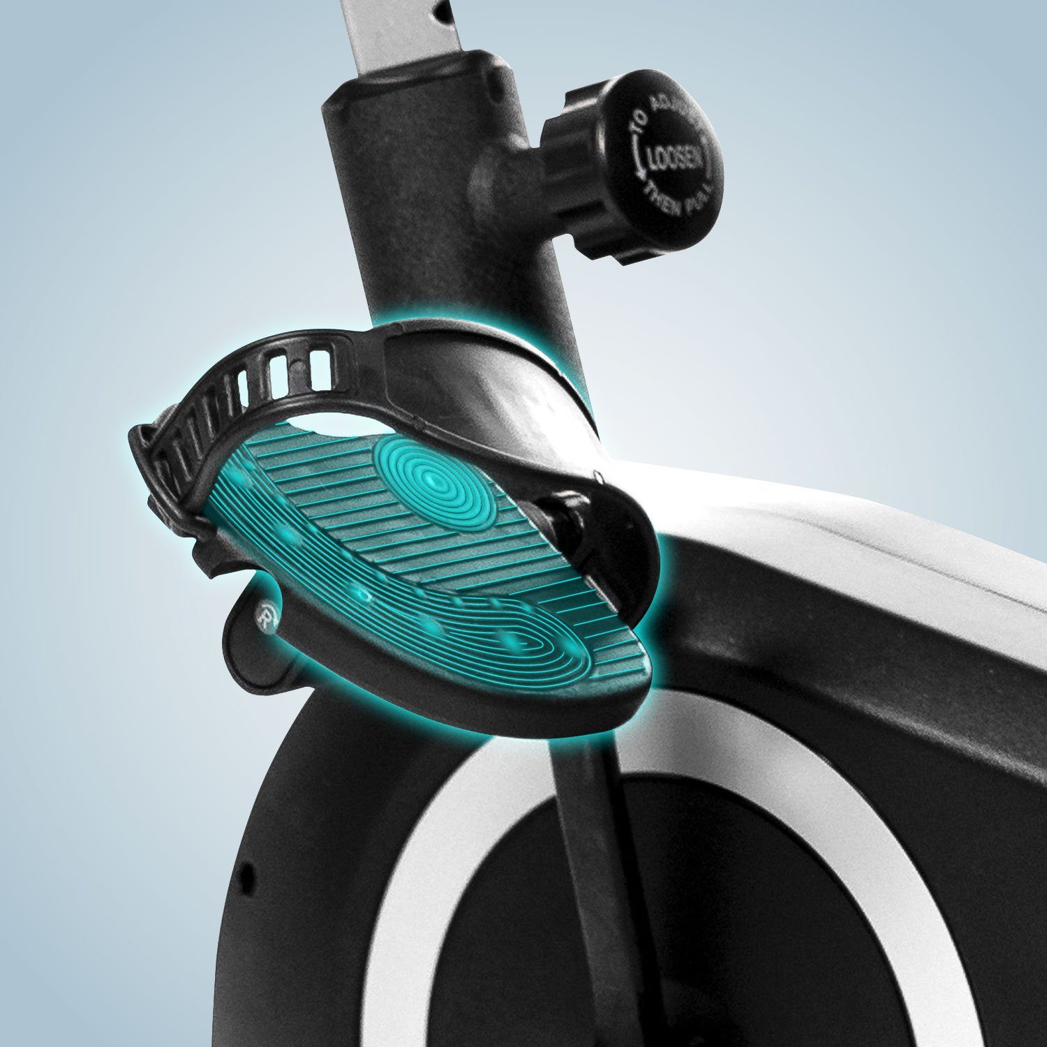 AsVIVA Ergometer Heimtrainer & Ergometer AsVIVA H21 Pro Wi-Fi (mit Trinkflasche), Touchscreen Computer, Tablethalterung, Kinomap kompatibel
