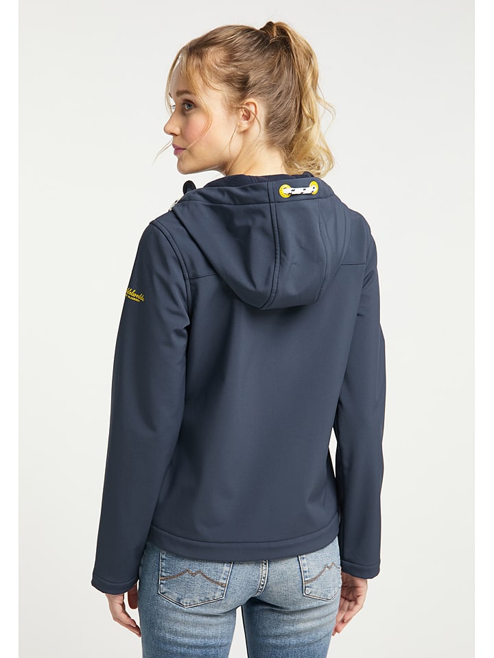 Schmuddelwedda Softshelljacke in Dunkelblau günstig kaufen