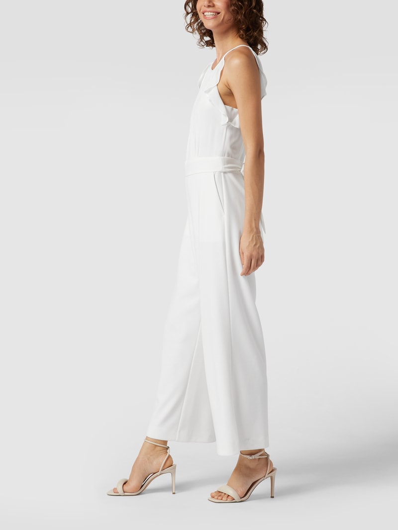 Jumpsuit mit Spaghettiträgern in offwhite