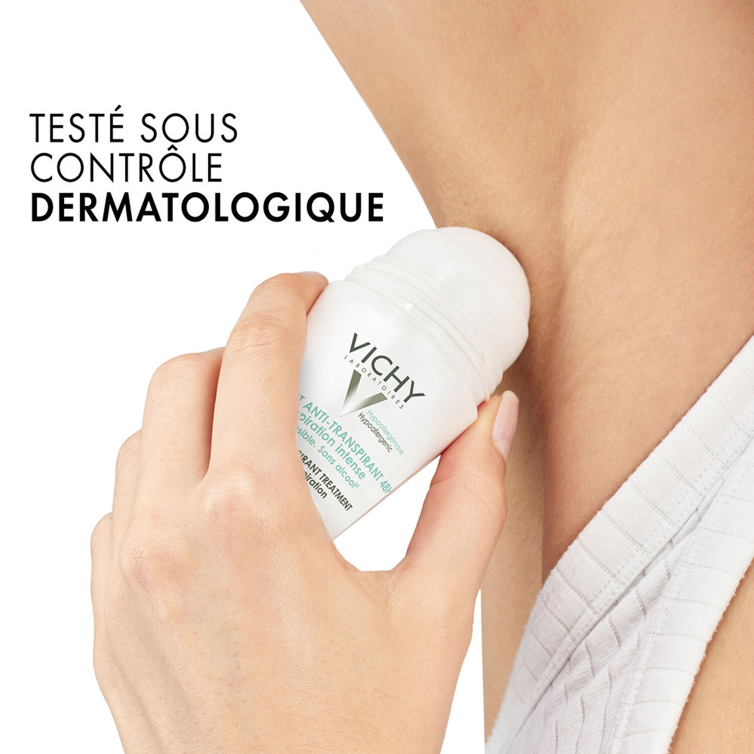 Vichy Déodorant 48h Roll-On Anti-Transpirant - Transpiration Intense 50 ml