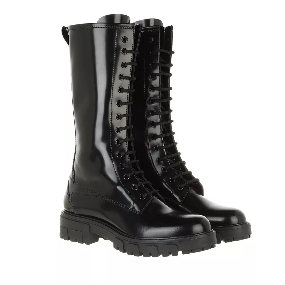 HUGO BOSS Stiefeletten schwarz Stiefel