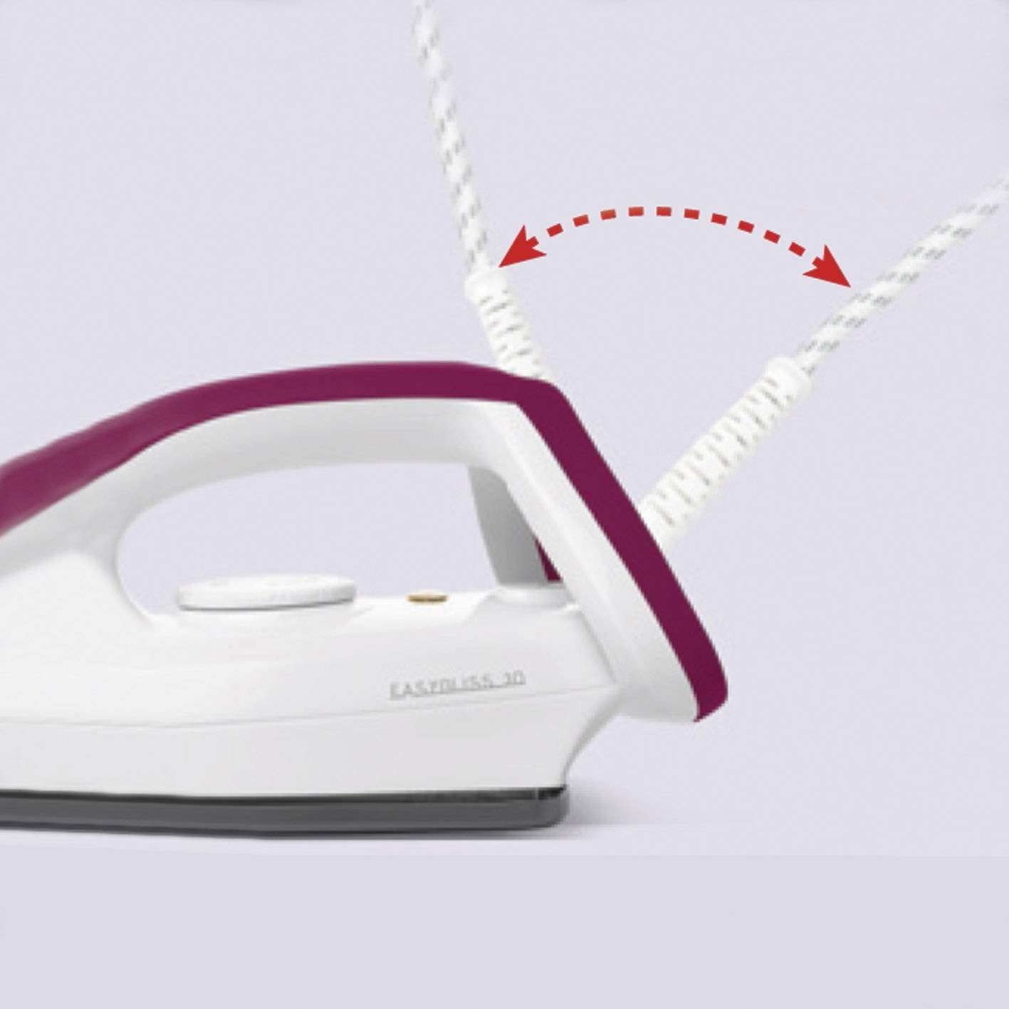 Tefal Trockenbügeleisen FS 4030, 1200 W, Easycord System, 1200 Watt, Duriliumbügelsohle