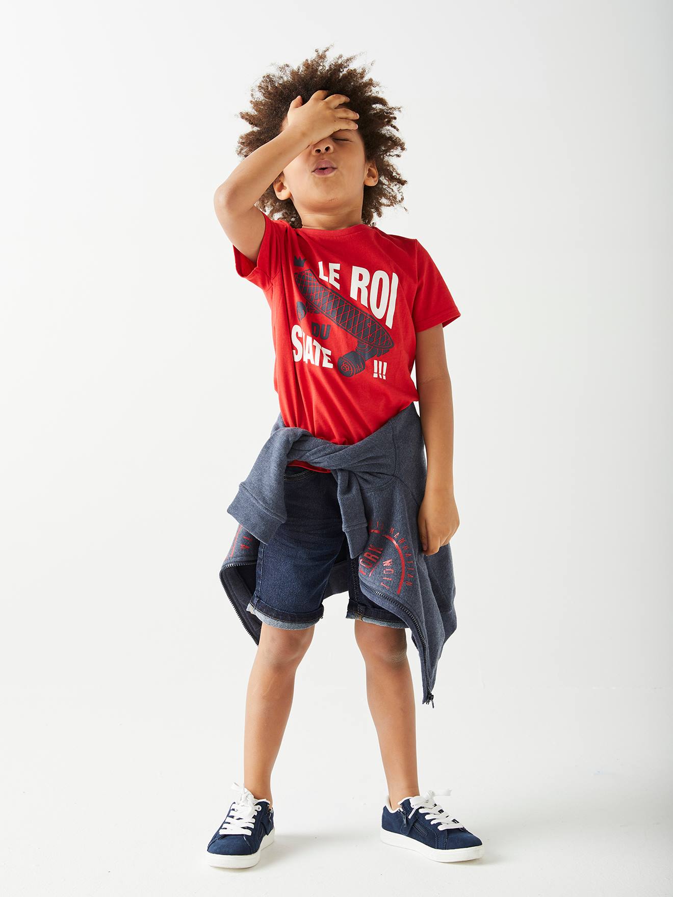 Bermuda en jean Basics garçon denim brut