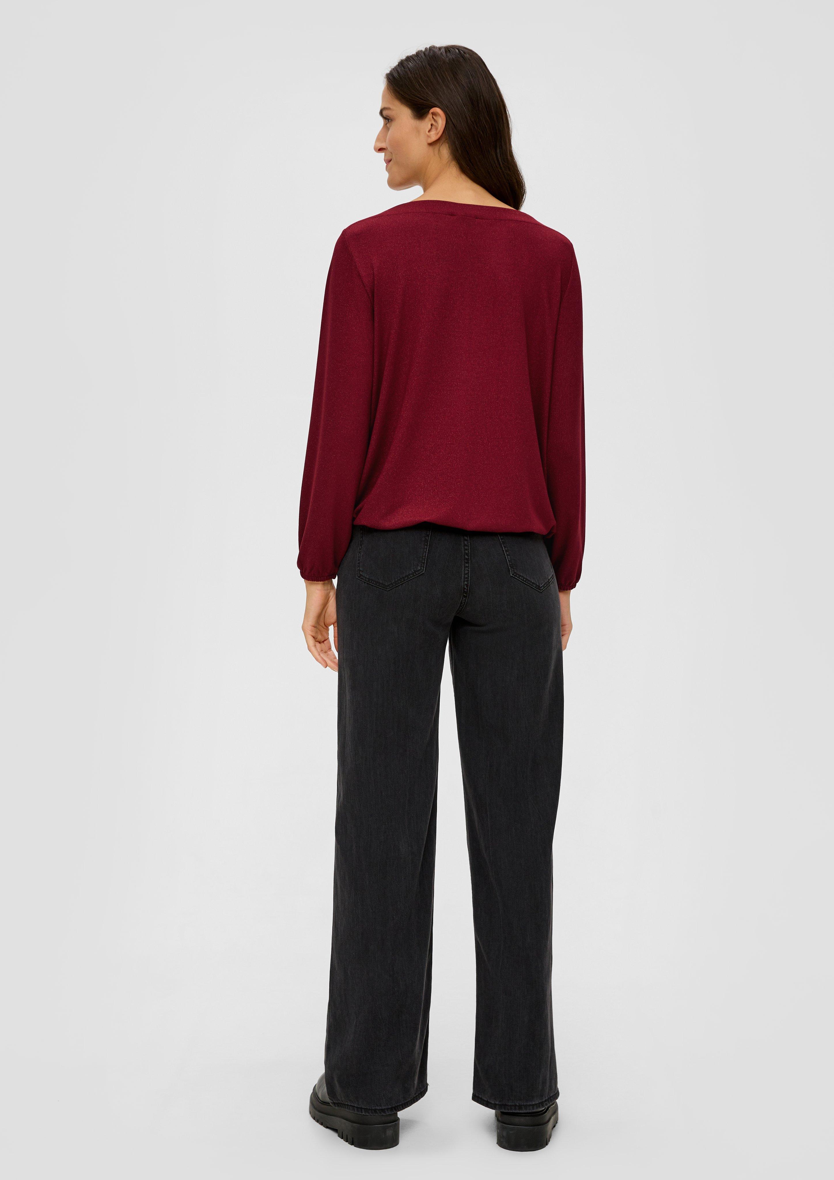 Longsleeve mit Glitzergarn  2142996-3871