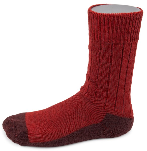 Hirsch Natur ~ Trekking-Socke ~ mohn/andorra