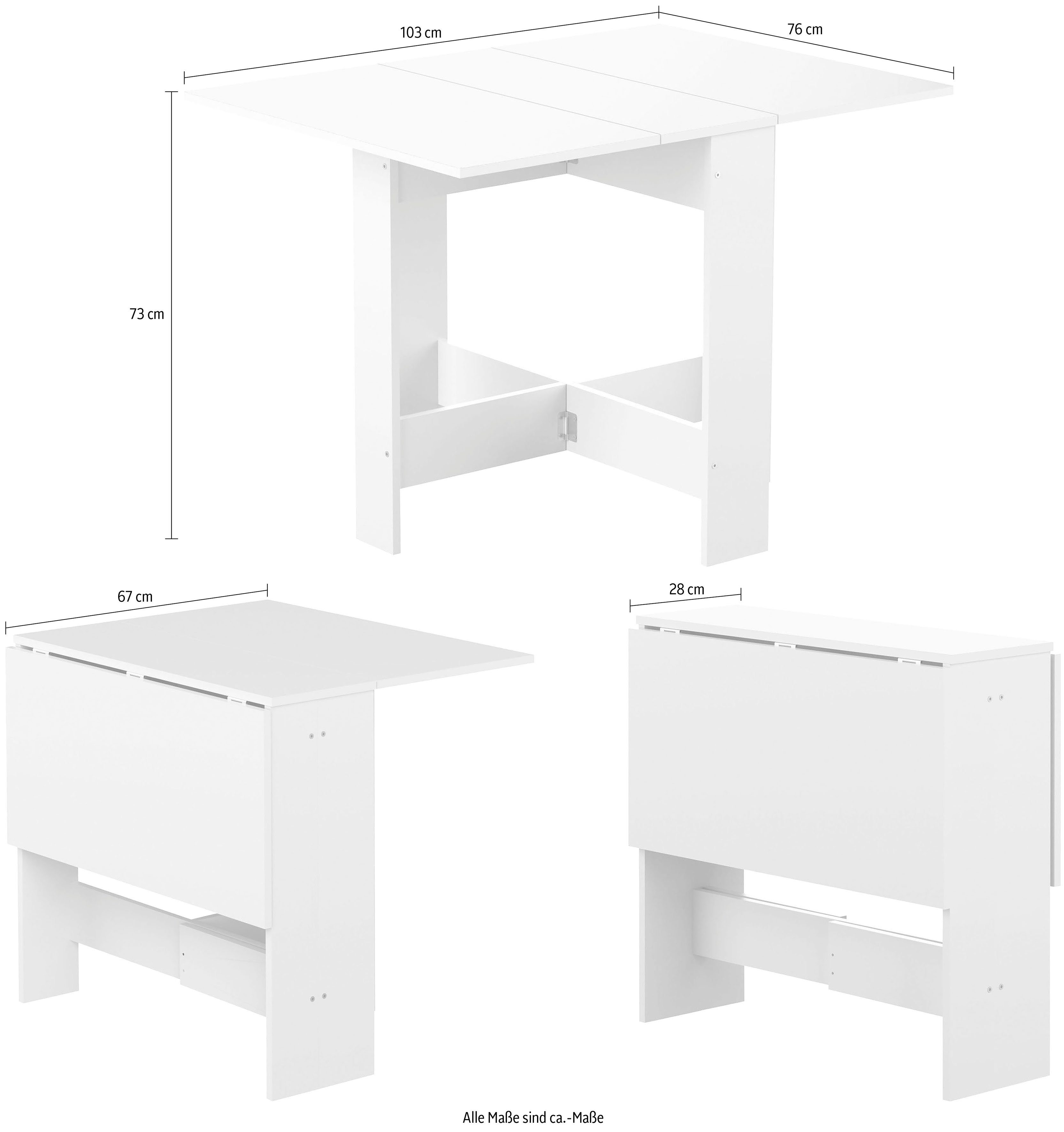 TemaHome Klapptisch Papillon