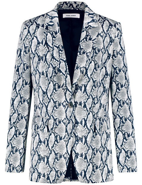 Modischer Blazer mit Schlangendessin