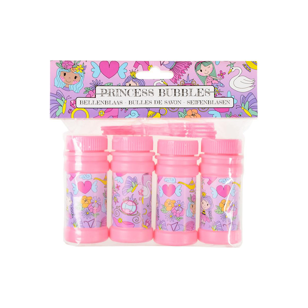 Seifenblasen Prinzessin, 4 x 60 ml