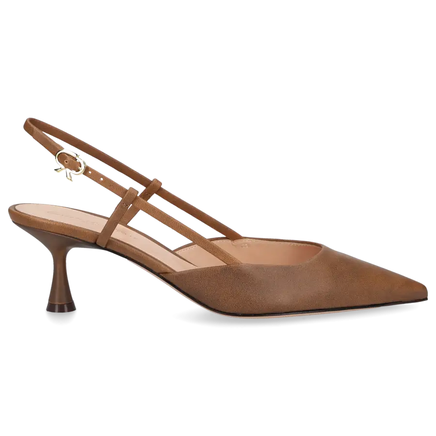 Gianvito Rossi - Slingpumps ASCENT 55 Kalbsleder - braun