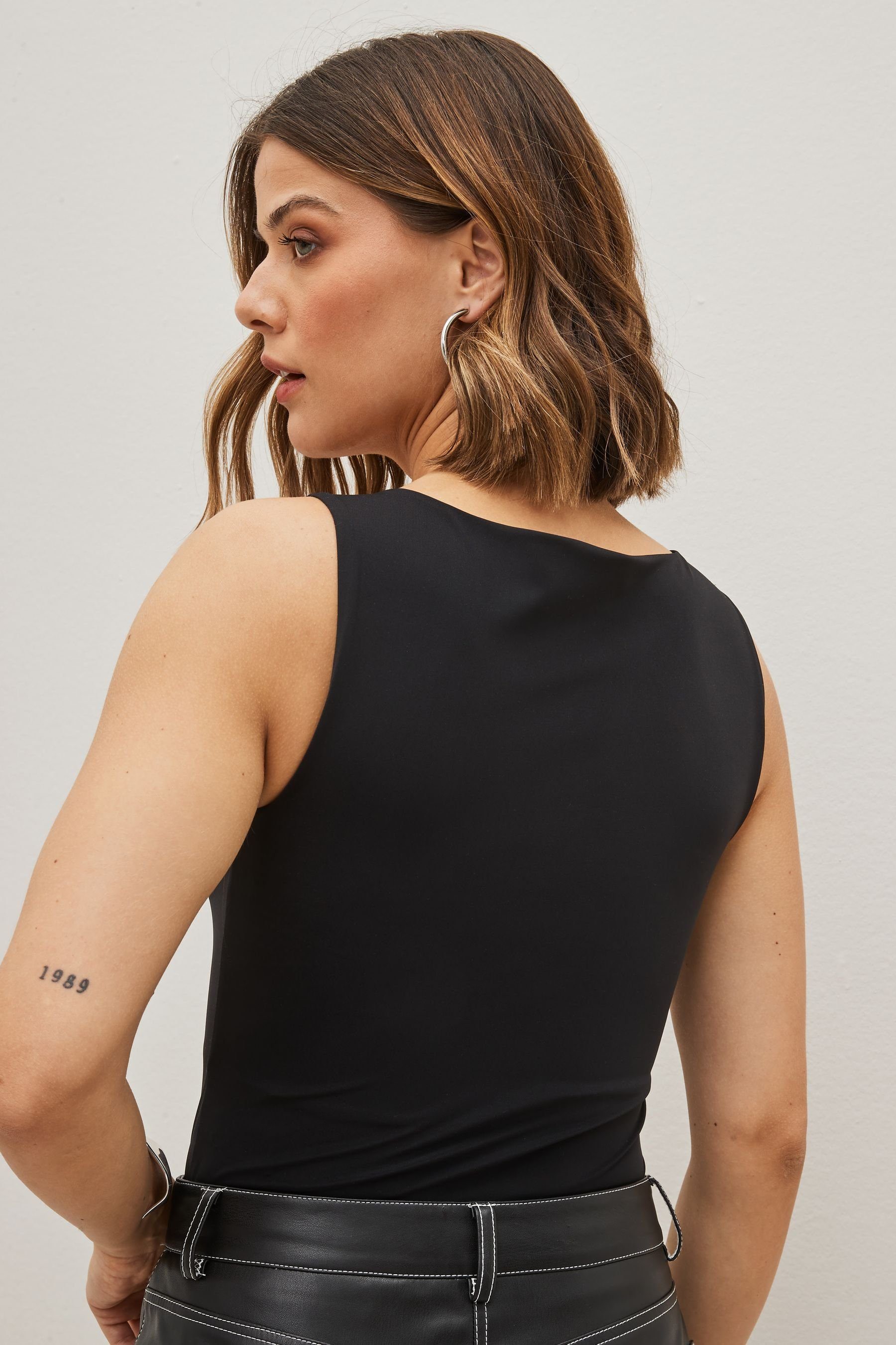 Next Body One-Shoulder-Overall mit D-Ring (1-tlg)